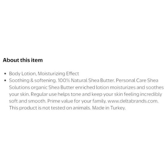 Shea Solutions Natural Shea Butter Body Lotion Soothes & Softens Skin 12 oz NEW - Picture 3 of 5